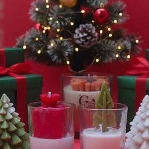 ✨ Christmas Glow Shot Glass Candles (Set of 2)